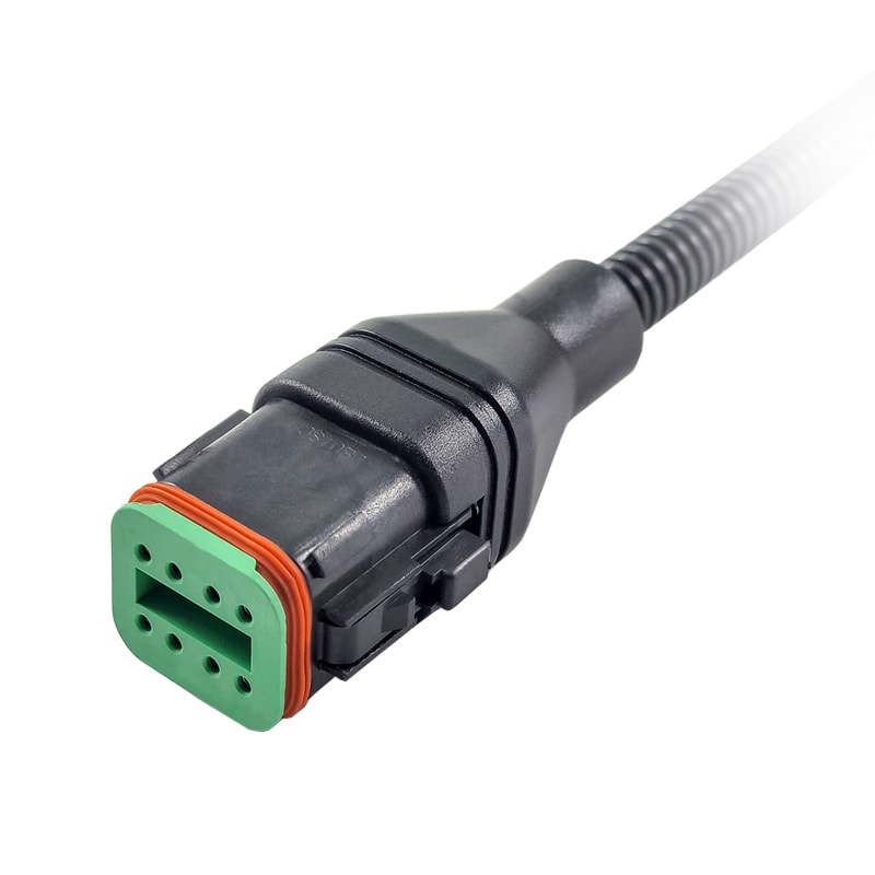 DT06-08S Pre-molded Connector IP68 Waterproof Cable Assembly