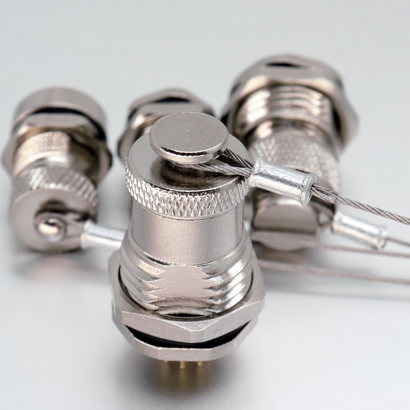 Dust Protective Cap For M12 Female Panel Mount Connector IP67