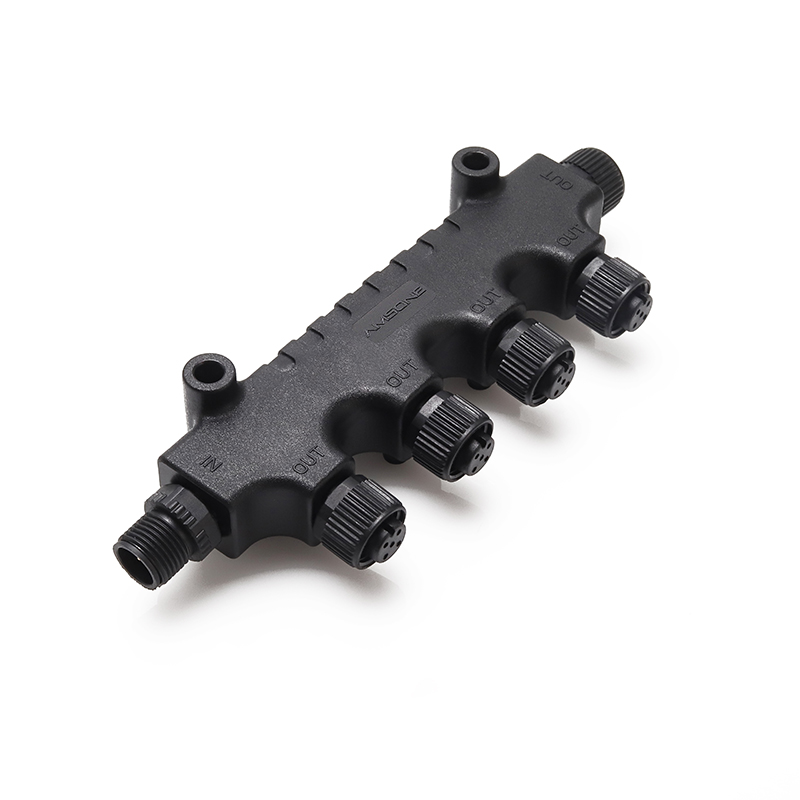 NMEA2000 Splitter Connector,Marine Connector,M12 Plastic Connector