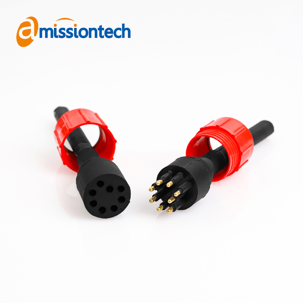 1L8M Circular 6, 8, 10 Contacts Underwater Cable Connector