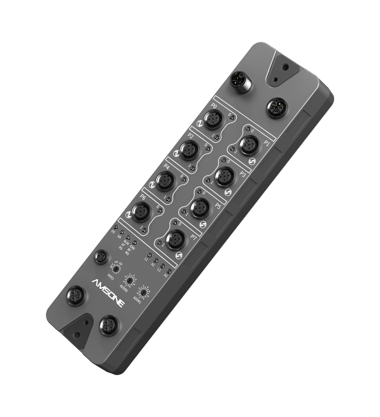 IO Link Master Multiprotocol Plastic Housing M12 L-Coded Power Connector